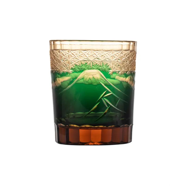 Edo Kiriko Whiskey Glass Mount Fuji