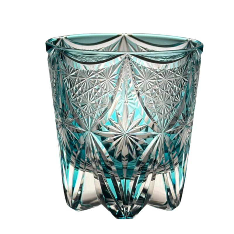 The Secret Key of Lola Edo Kiriko Whiskey Glass