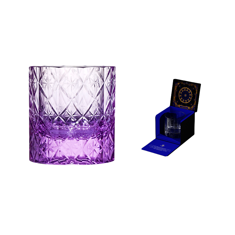 JANPAN Edo Kiriko Crystal Star Whiskey Glass