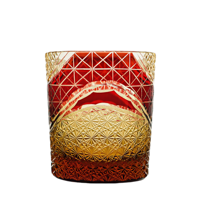 Landscape Japanese Edo Kiriko Whisky Glass