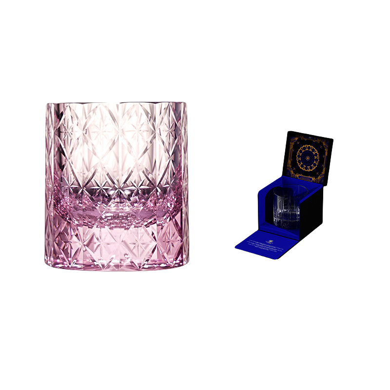 JANPAN Edo Kiriko Crystal Star Whiskey Glass