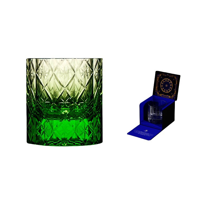 JANPAN Edo Kiriko Crystal Star Whiskey Glass