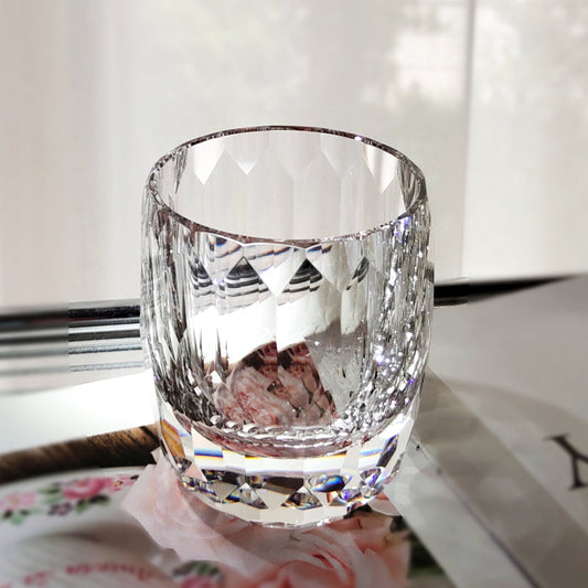 K9 Crystal Japanese Edo Kiriko Whiskey Glass - Diamond-like - Transparent