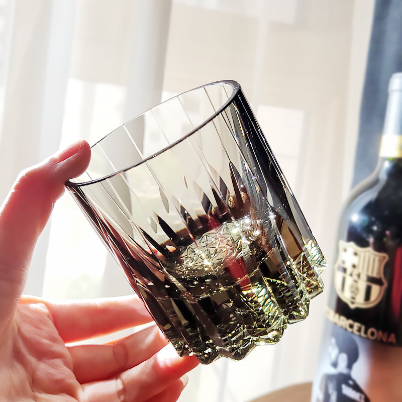 K9 Crystal Japanese Edo Kiriko Whiskey Glass - Transparent