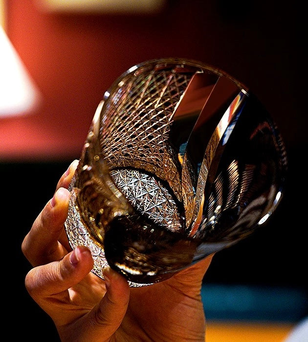 The Majestic Tiger Master-Edition Edo Kiriko Whiskey Glass