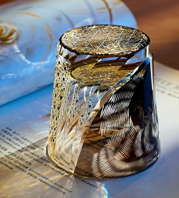 The Majestic Tiger Master-Edition Edo Kiriko Whiskey Glass
