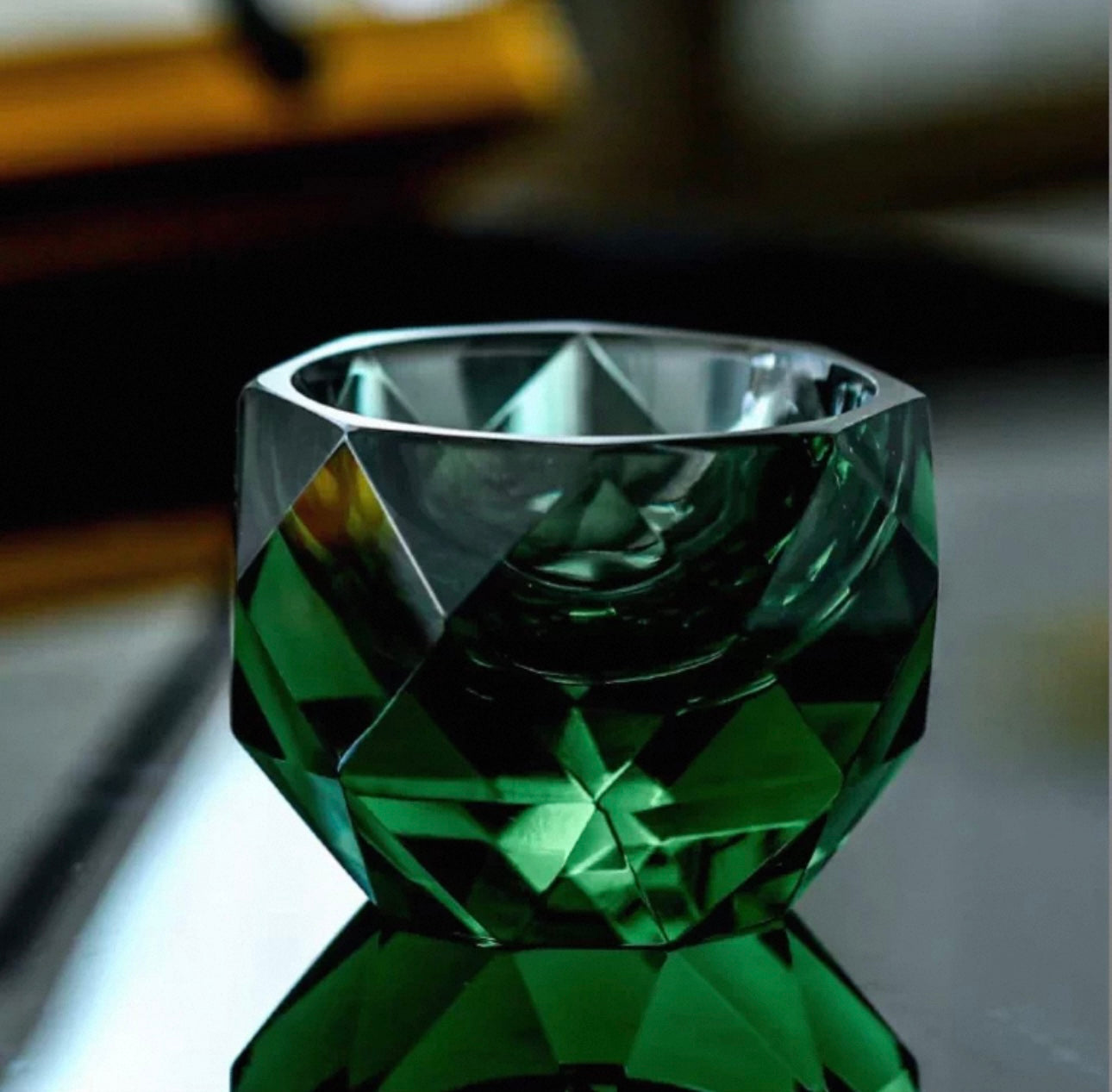 Handcrafted Gold Leaf Crystal Cup - Your Personal Master Cup