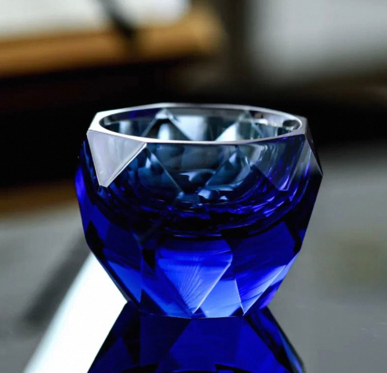 Handcrafted Gold Leaf Crystal Cup - Your Personal Master Cup
