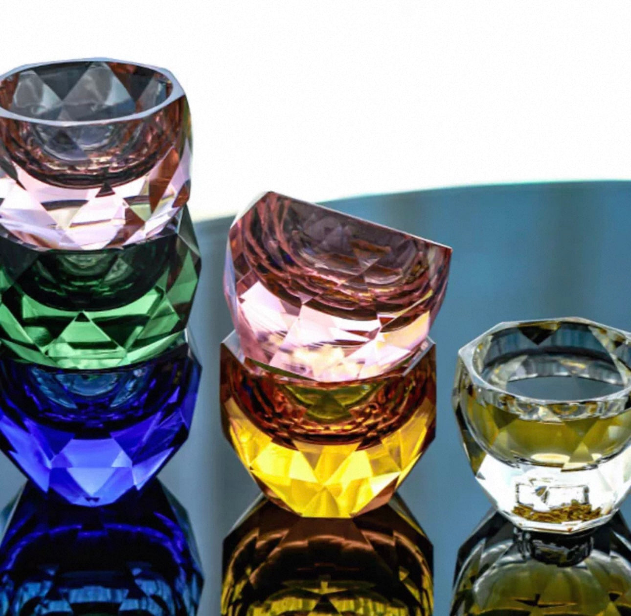 Handcrafted Gold Leaf Crystal Cup - Your Personal Master Cup