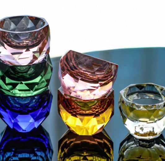 Handcrafted Gold Leaf Crystal Cup - Your Personal Master Cup