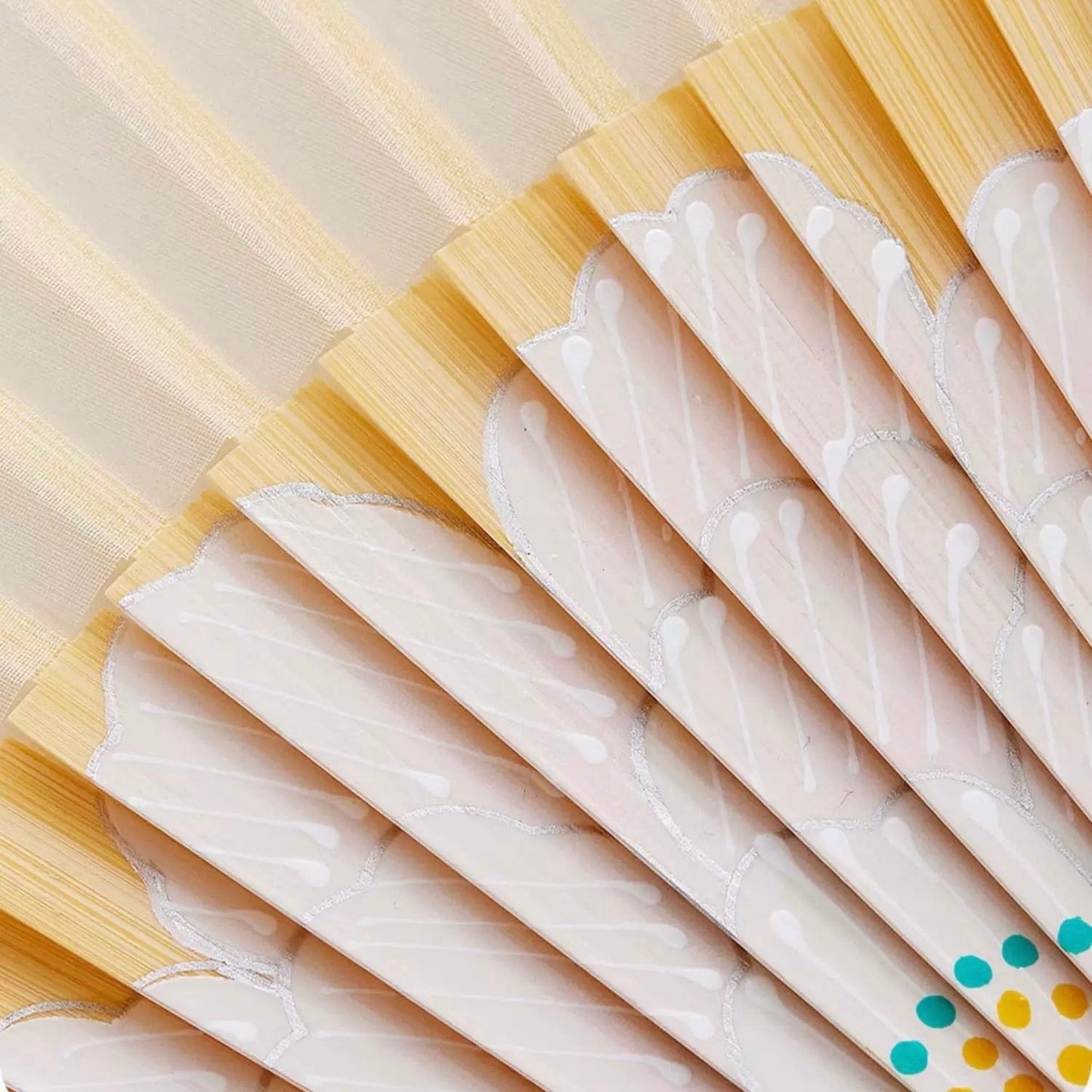 Peony Silk Folding Fan | Hand-Painted Double-Sided Lacquer Art
