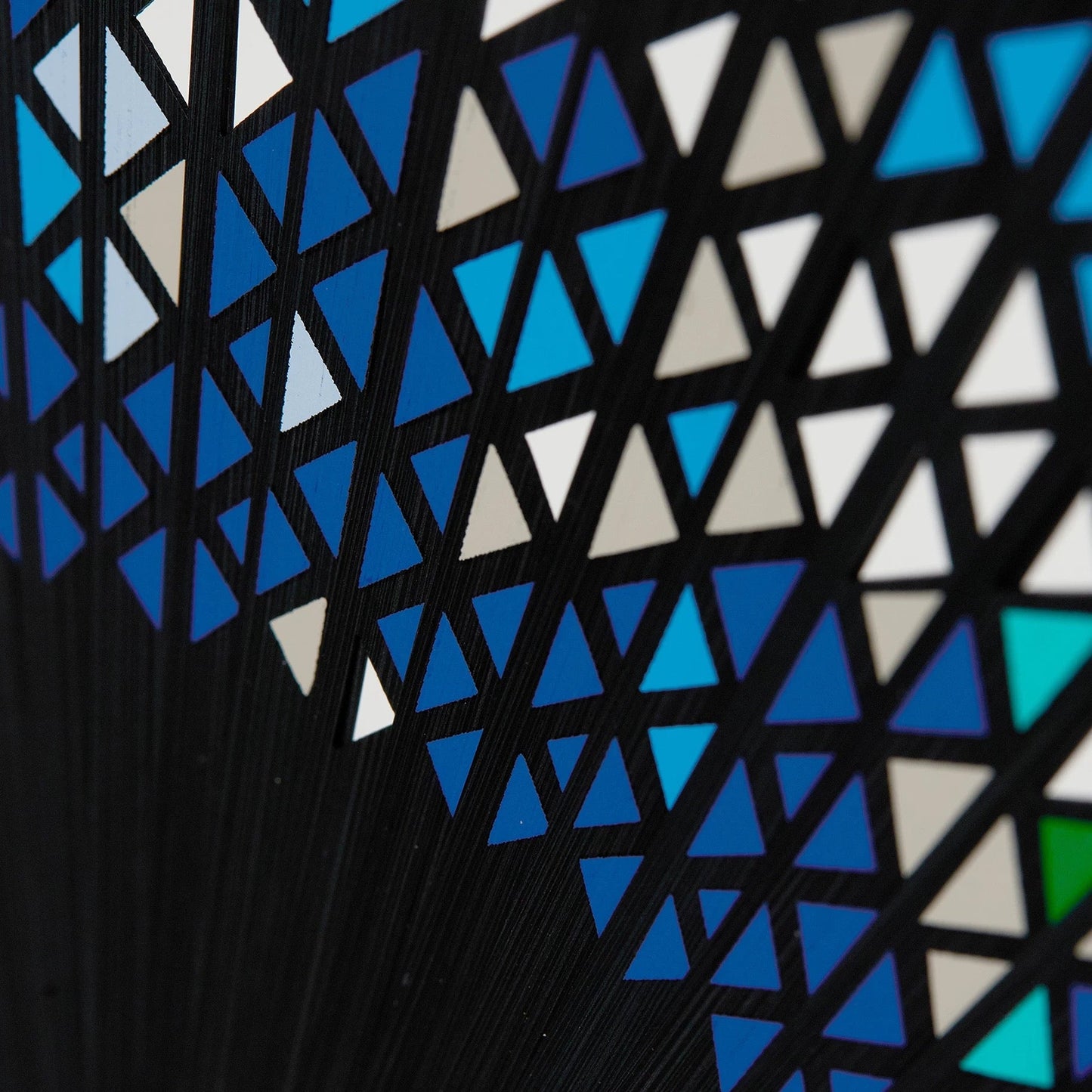 Metz Cathedral Stained Glass Inspired Fan