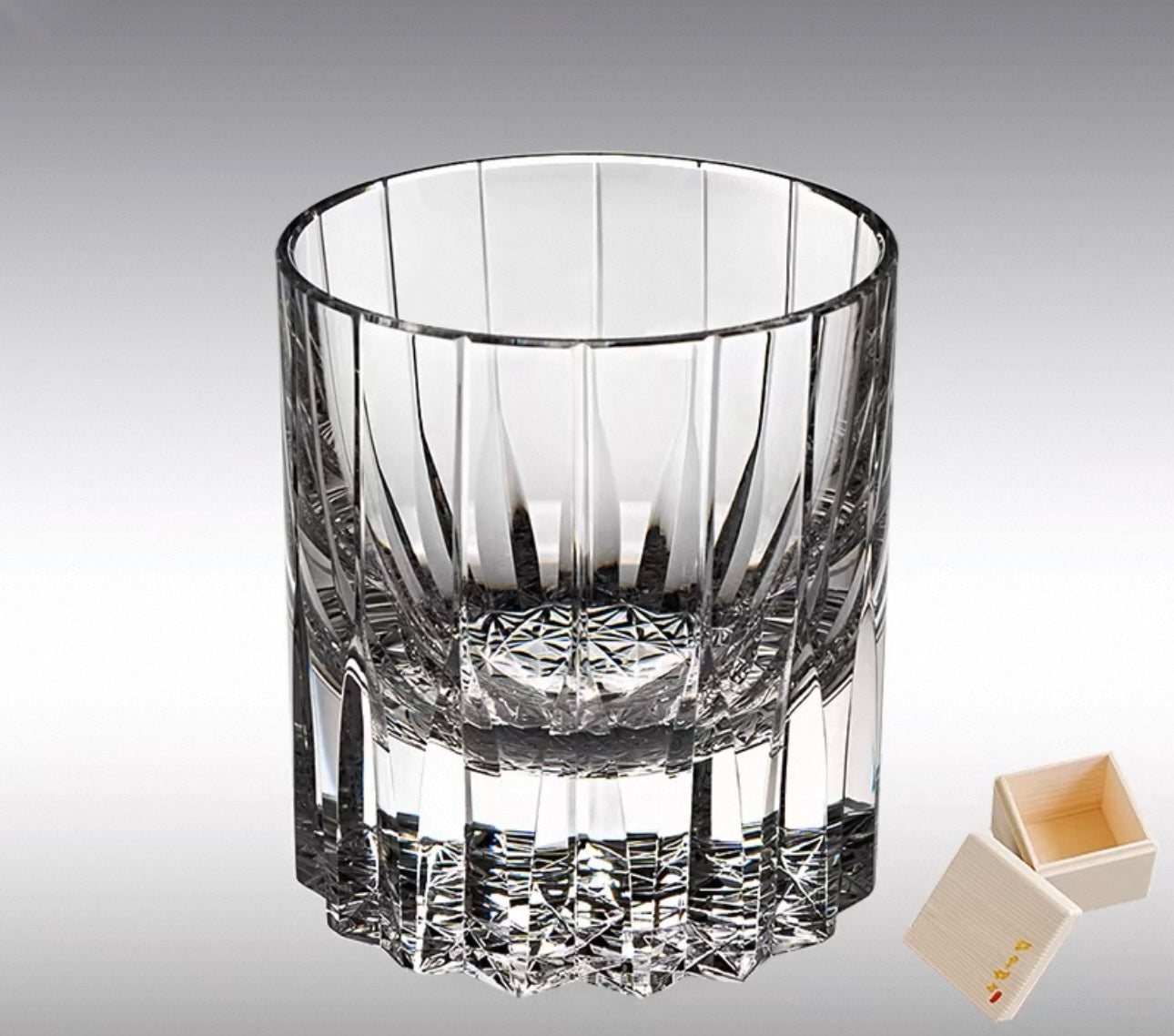 Edo Kiriko Multi-Color Edition Dazzling Whisky Glass - Handcrafted Japanese Artistry