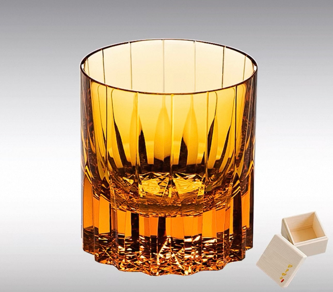 Edo Kiriko Multi-Color Edition Dazzling Whisky Glass - Handcrafted Japanese Artistry