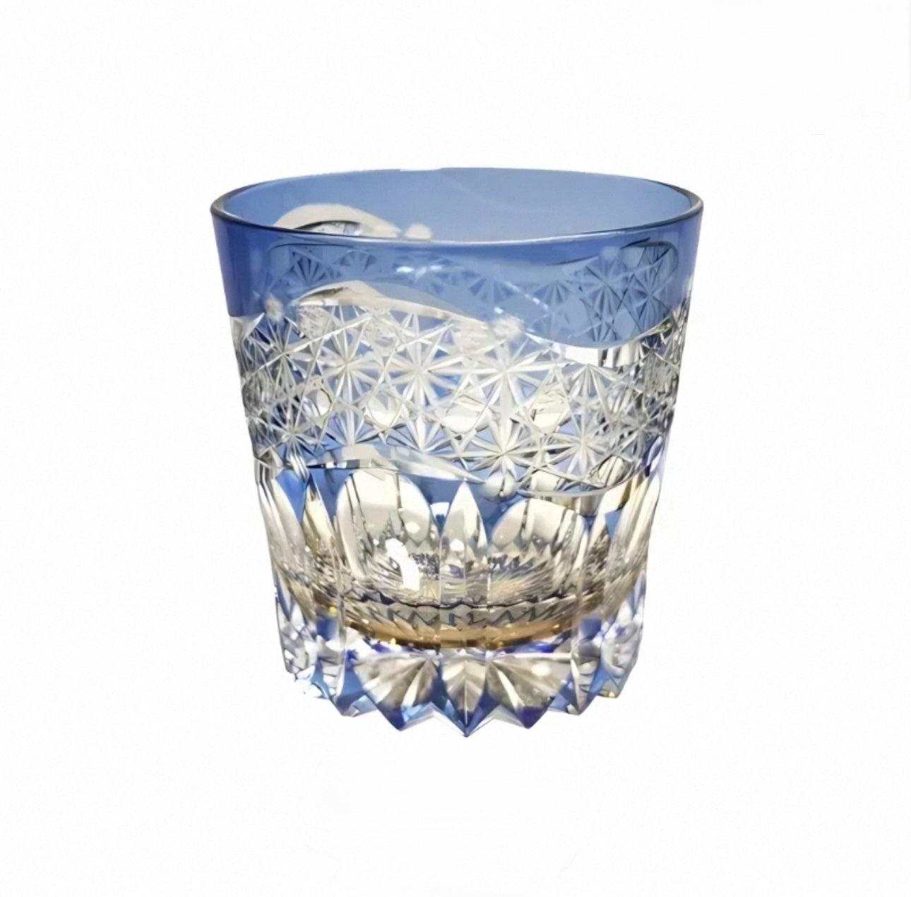 Edo Kiriko Handcrafted Emerald Prism Whisky Glass – A Gemstone Dream in Crystal