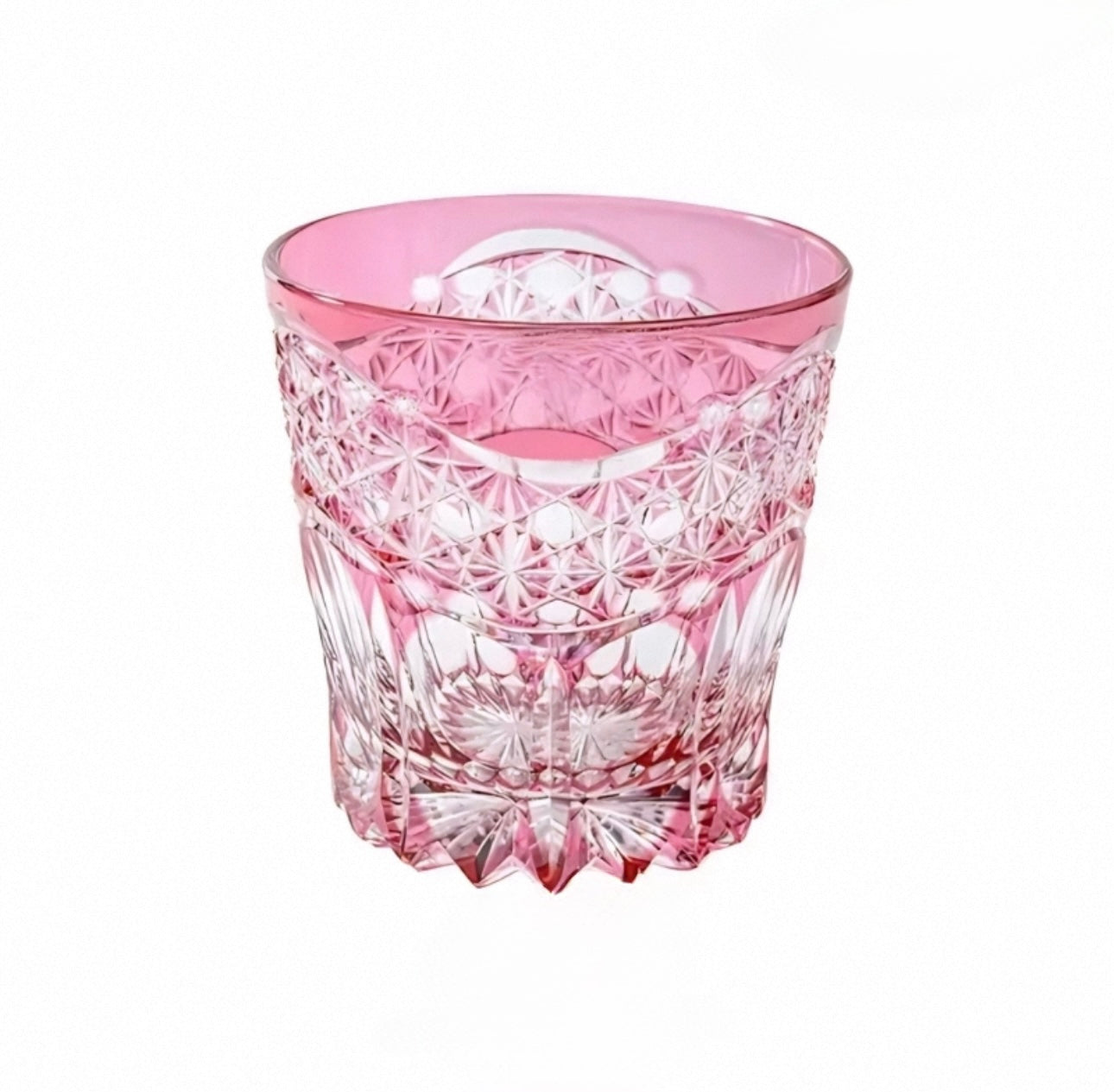 Edo Kiriko Handcrafted Emerald Prism Whisky Glass – A Gemstone Dream in Crystal