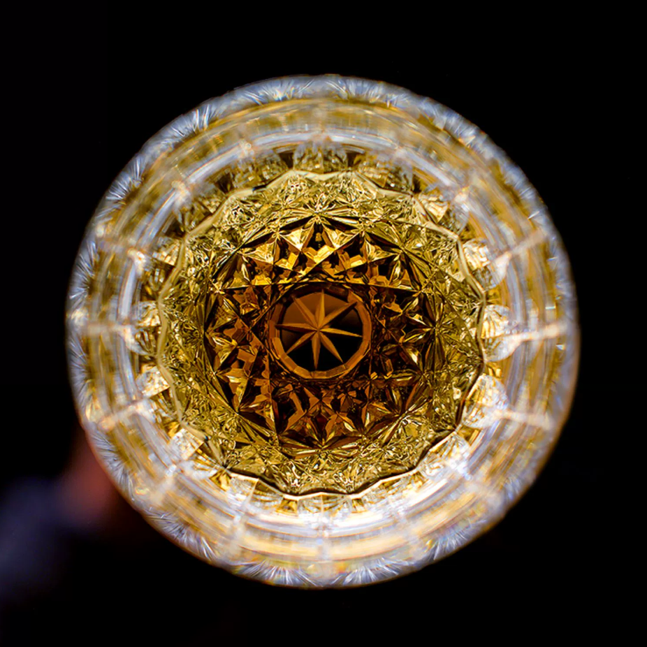 Edo Kiriko Multi-Color Edition Dazzling Whisky Glass - Handcrafted Japanese Artistry
